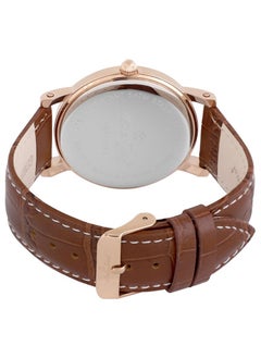 Mathey-Tissot City Metal Analog White Dial Men Watch Brown Strap HB611251PBR  - Image 3