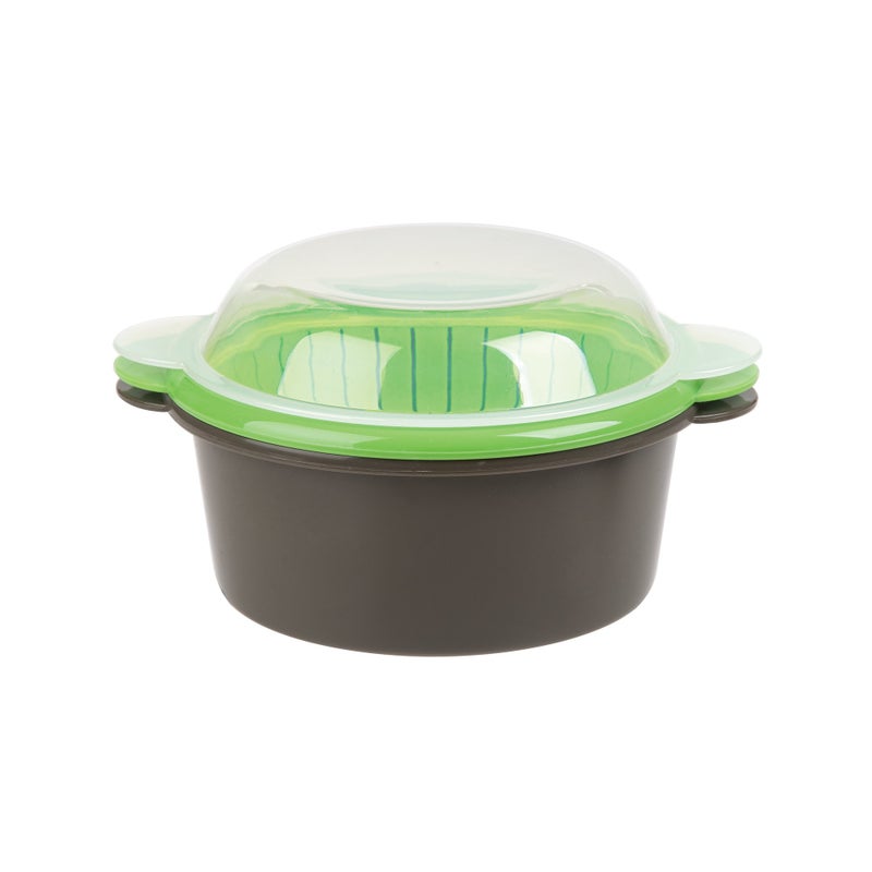 Progressive International PrepSolutions Mini Microwave Steamer, Gray – Fast and Easy Vegetable & Food Steaming - Image 5