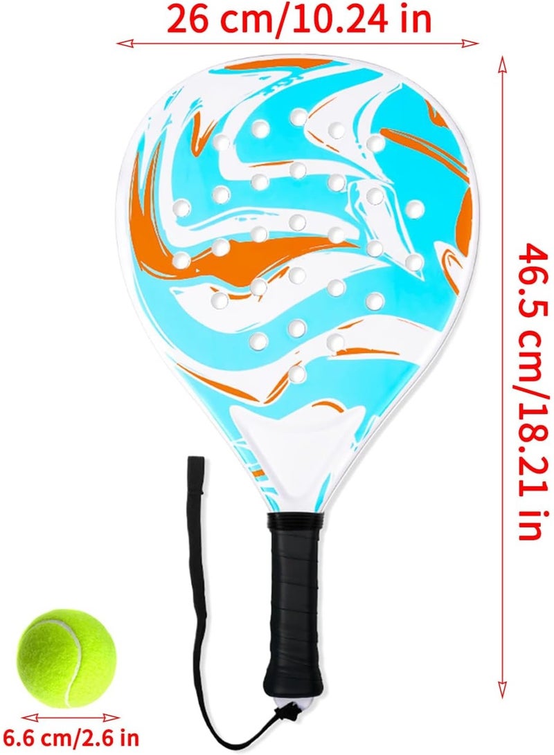 Arabest Pickleball Racket - 26 * 46.5 * 3.9cm Carbon Fiber Lightweight Non-Slip Portable Paddle | Paddleboard Racket Set | for Women Kids Adults Sports Games Practice Park Garden School Vacation - Image 4