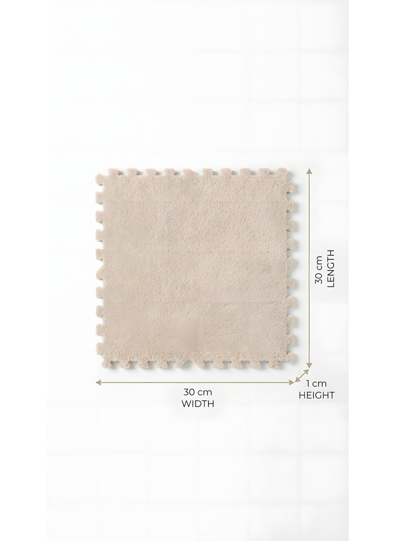 بيوينتي ١٢ قطعة من بلاط الأرضية الإسفنجي التفاعلي، بواجهة إي في آي سميكة، بحواف واقية، مناسب لممارسة الرياضة، واليوغا، وغرف اللعب (١١.٨٥ × ١١.٨٥ إنش، جملي) - Image 4