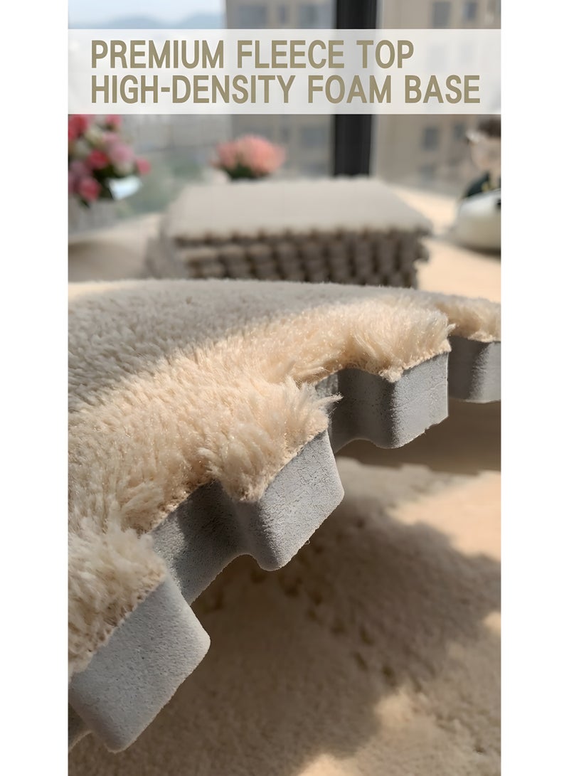 بيوينتي ١٢ قطعة من بلاط الأرضية الإسفنجي التفاعلي، بواجهة إي في آي سميكة، بحواف واقية، مناسب لممارسة الرياضة، واليوغا، وغرف اللعب (١١.٨٥ × ١١.٨٥ إنش، جملي) - Image 5