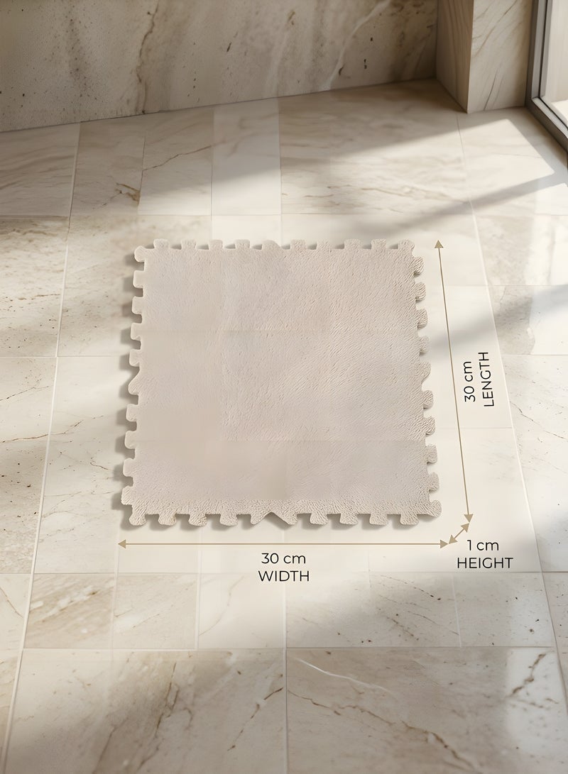 بيوينتي ١٢ قطعة من بلاط الأرضية الإسفنجي التفاعلي، بواجهة إي في آي سميكة، بحواف واقية، مناسب لممارسة الرياضة، واليوغا، وغرف اللعب (١١.٨٥ × ١١.٨٥ إنش، جملي) - Image 4