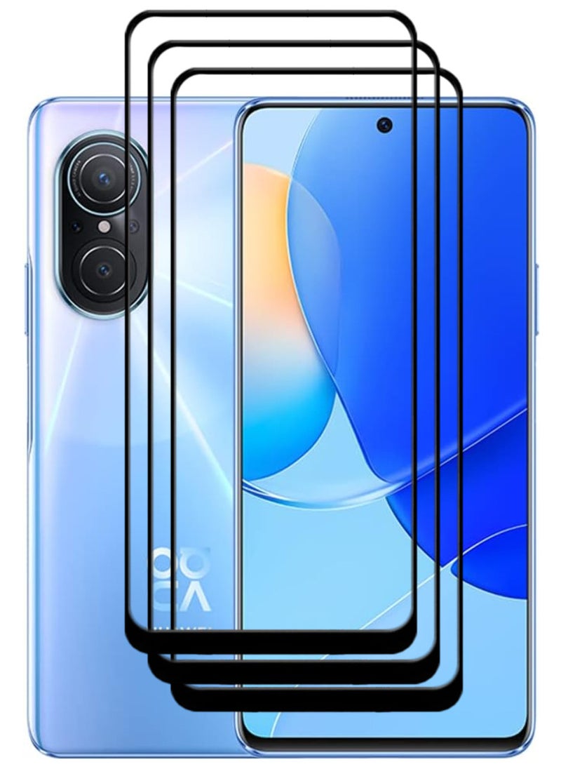 ACLIX 3 Pieces Antistatic ESD Dustproof Premium Quality High Definition Tempered Glass Screen Protector Designed For Huawei nova 9 SE - Image 1