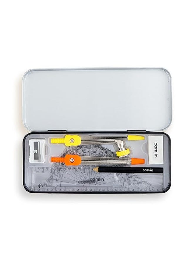 Camlin Scholar Mathematical Drawing Instruments, Multicolored, 10 Pieces - Image 2