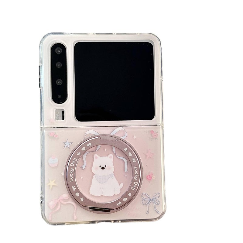 غطاء واقي | مقاوم للصدمات لـ Samsung Galaxy Z Flip 4 | مقاوم للصدمات | مغناطيسي | PC - Image 1