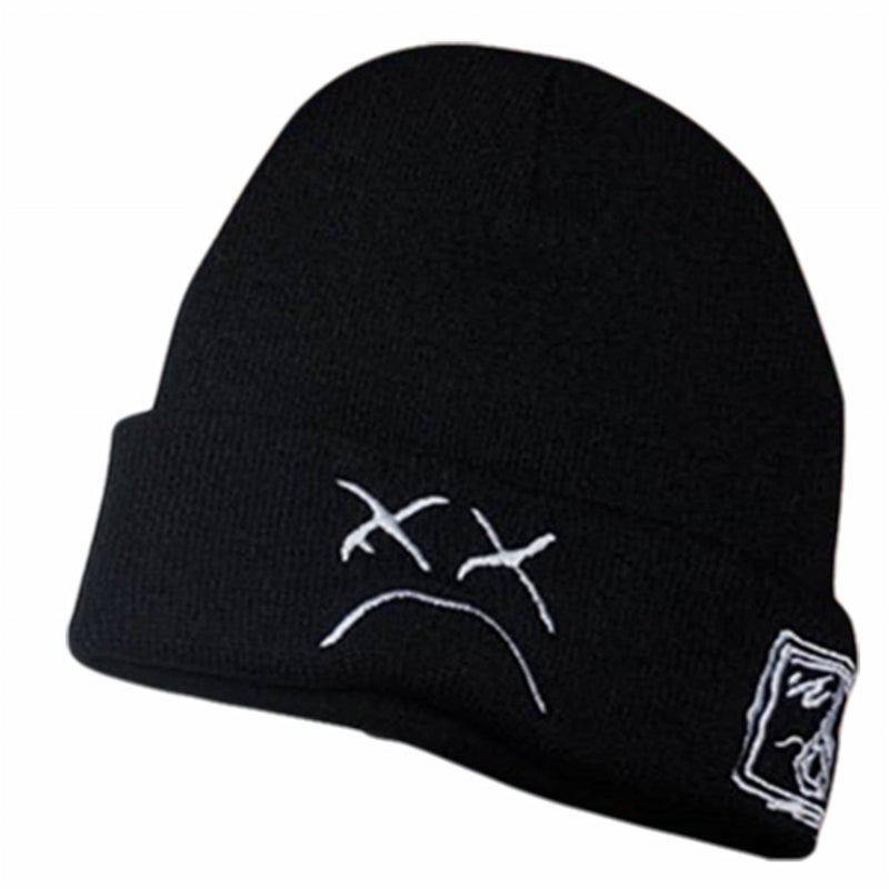 NNCEVM Fashion Beanie for Men Beanies Women,Warm Winter Hats for Men Embroidery Unisex Knit Hat Skull Cap(Black) - Image 5