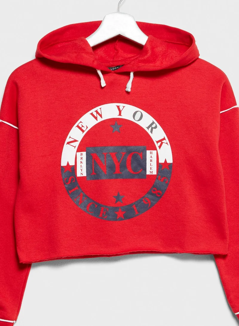 NEW LOOK Teen Hooded Sweatshirt