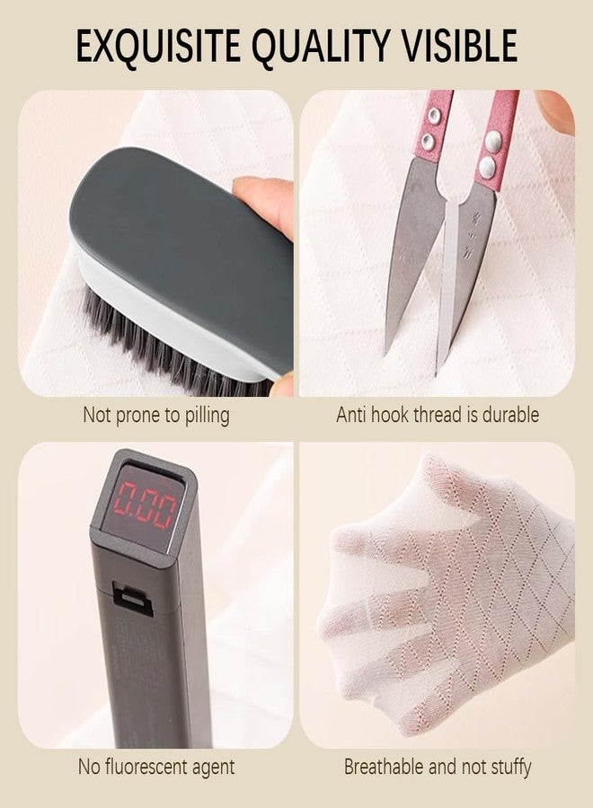 PALAY® 3 Pairs Girls Stockings Kawaii Bow Stockings 13.7 inches Knee High Stockings Breathable Cotton Soft Stockings Fashion Lolita Stockings for Skirt, School Uniform, Leather Shoes - Image 4