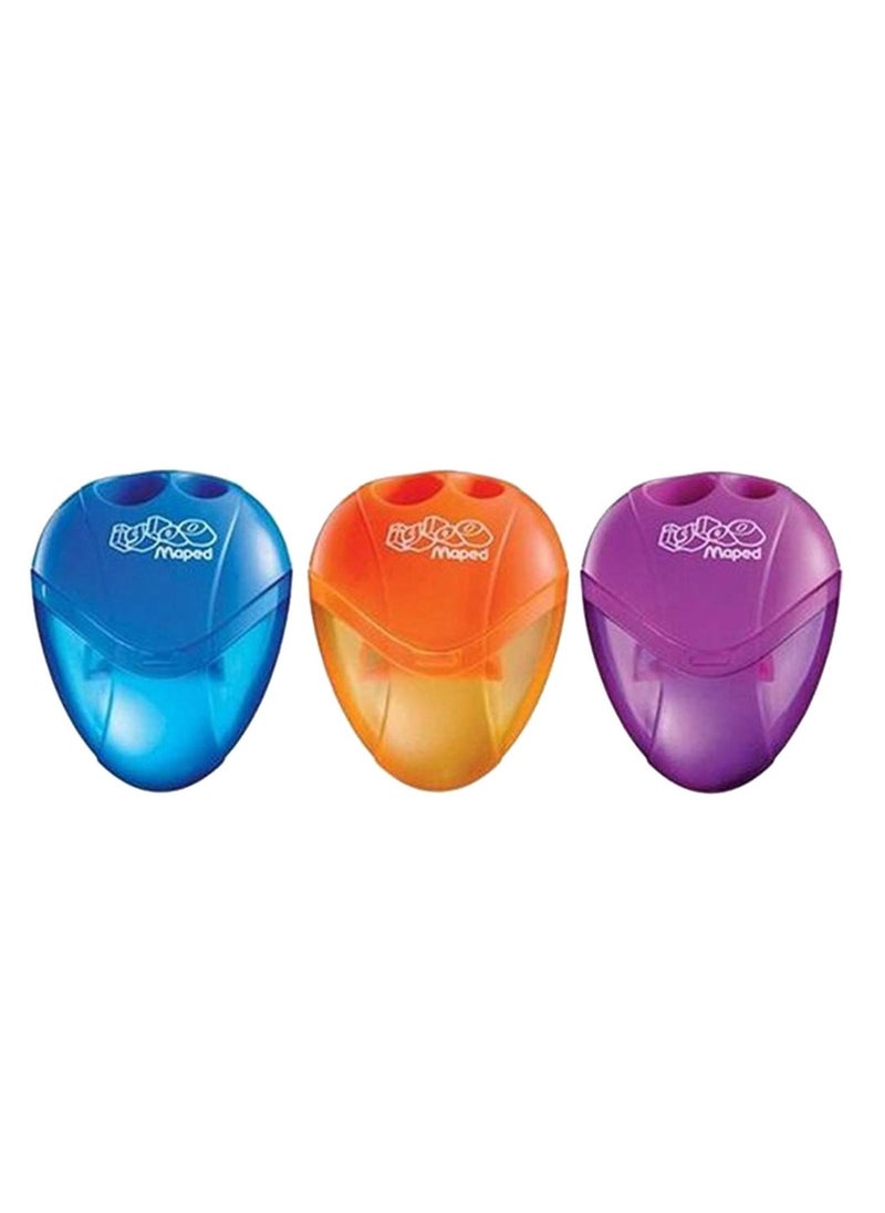 Maped 3-Piece Igloo Two Hole Sharpener Multicolour  - Image 1