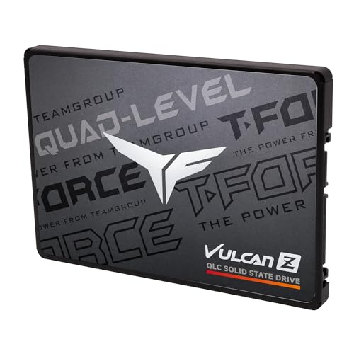 TEAMGROUP TForce Vulcan Z 1TB SLC Cache 3D NAND QLC 25 Inch SATA III Internal Solid State Drive SSD RW Speed up to 550470 MBs T253TY001T0C101 - Image 3
