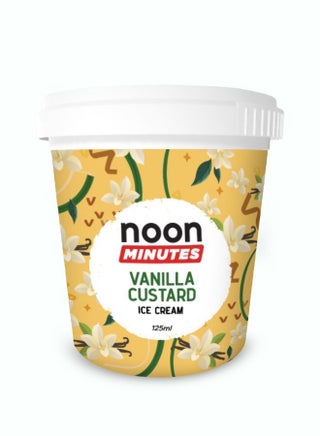 noon Minutes Vanilla Custard Ice Cream Cup