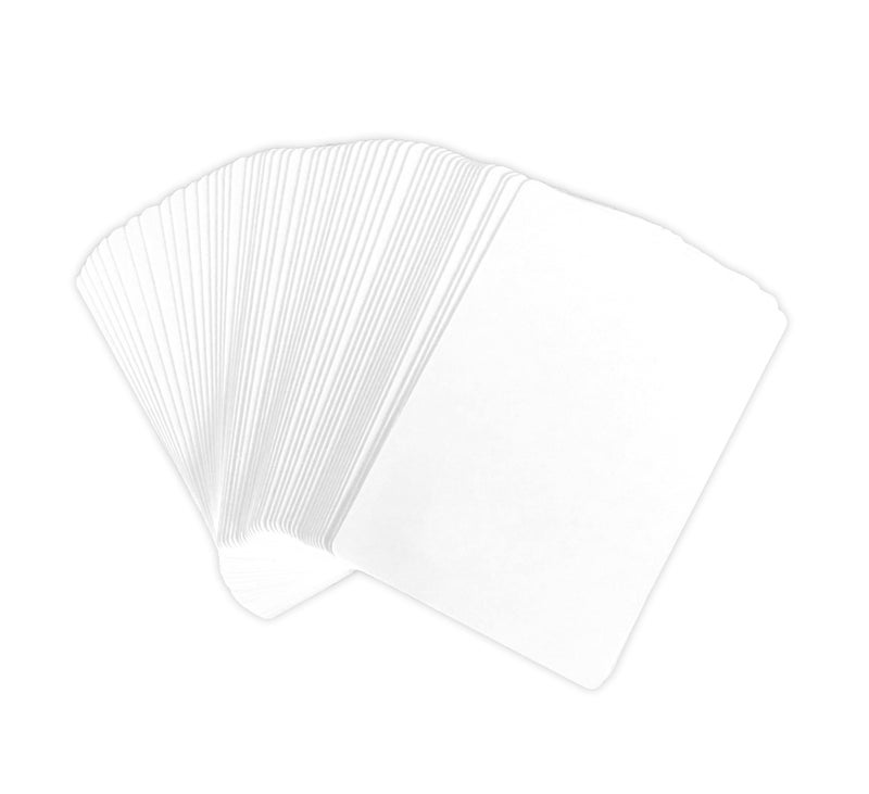 Regal Games 208 Blank Playing Cards to Write On - Custom Blank Deck of Cards - (2.5" x 3.5") Cardstock White Poker Size - 4 Packs x 52 Cards - Image 3