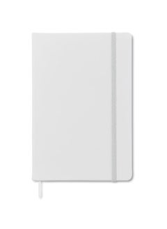 HQ A5 Size Executive PU Cover Notebook With Elastic Closure 192 Pages White Cover  - Image 4