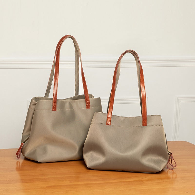 Large Bag Women'S Casual New Nylon Oxford Cloth Large Capacity Tote Bag All-Match Shoulder Bag Trendy Canvas Handbag - Image 3