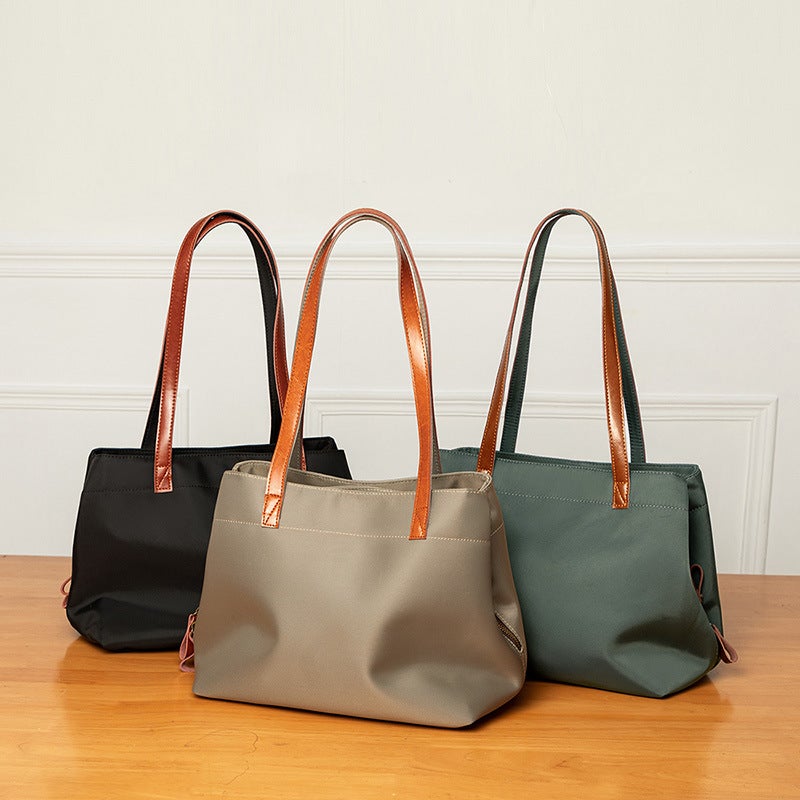 Large Bag Women'S Casual New Nylon Oxford Cloth Large Capacity Tote Bag All-Match Shoulder Bag Trendy Canvas Handbag - Image 4
