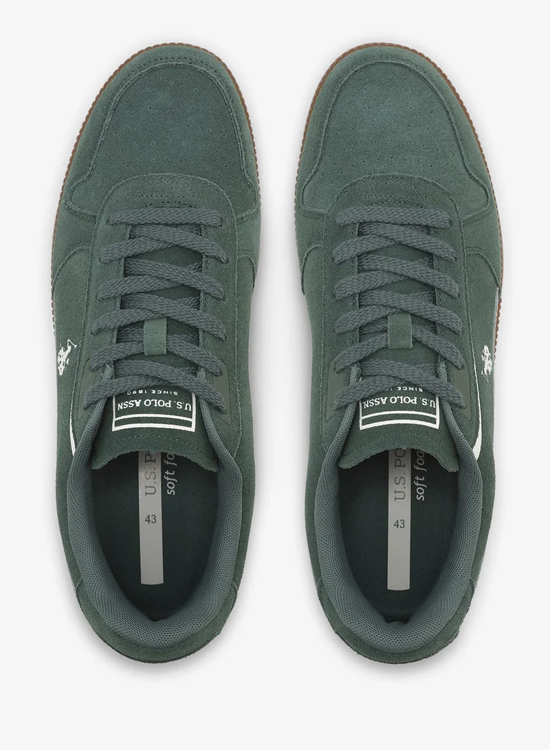 U.S. Polo Assn. 6M PERRY S GLB 6FX MEN OD_GREEN Perry S Men's Casual Walking Sneakers - Green for Men | Best Price UAE