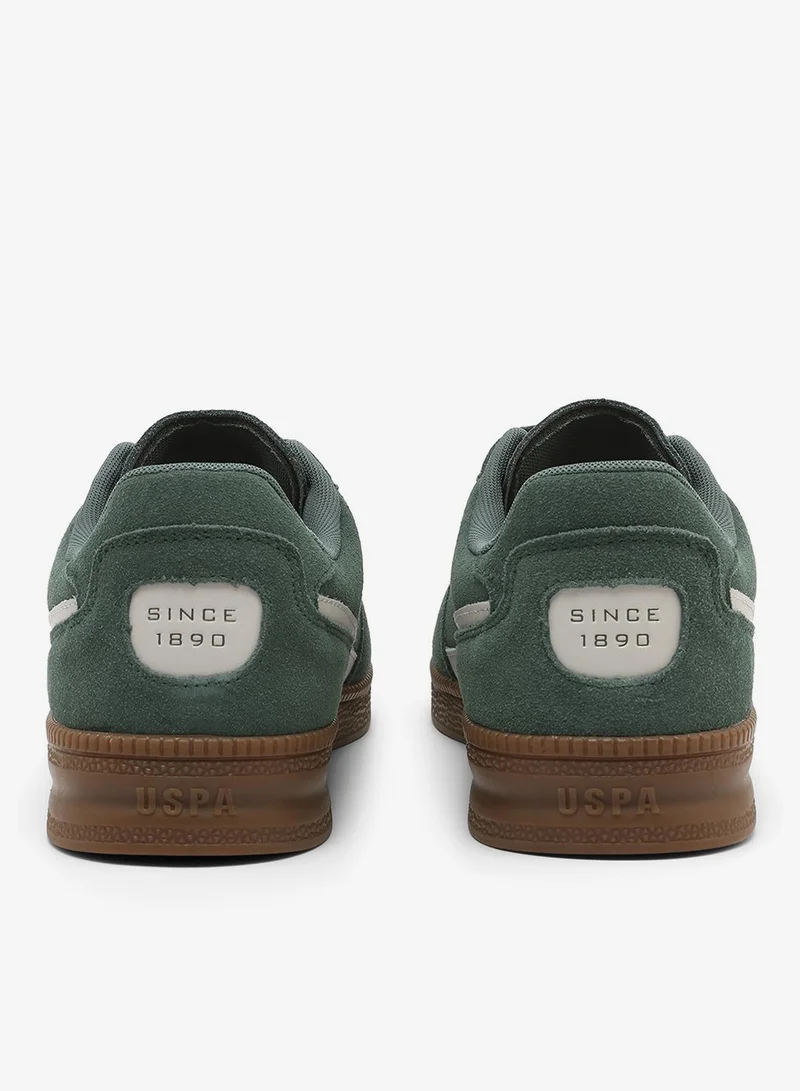 U.S. Polo Assn. 6M PERRY S GLB 6FX MEN OD_GREEN Perry S Men's Casual Walking Sneakers - Green for Men | Best Price UAE