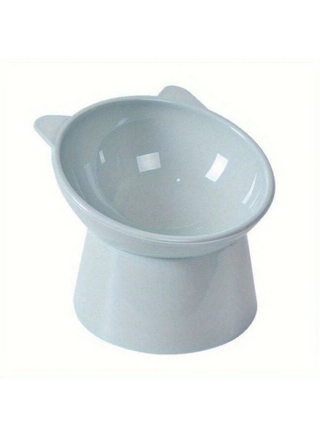 Pink Raised Double Cat Bowls 45 Degree Tilted Neck Protective Anti Overturning Pet Food and Water Dishes - Image 3