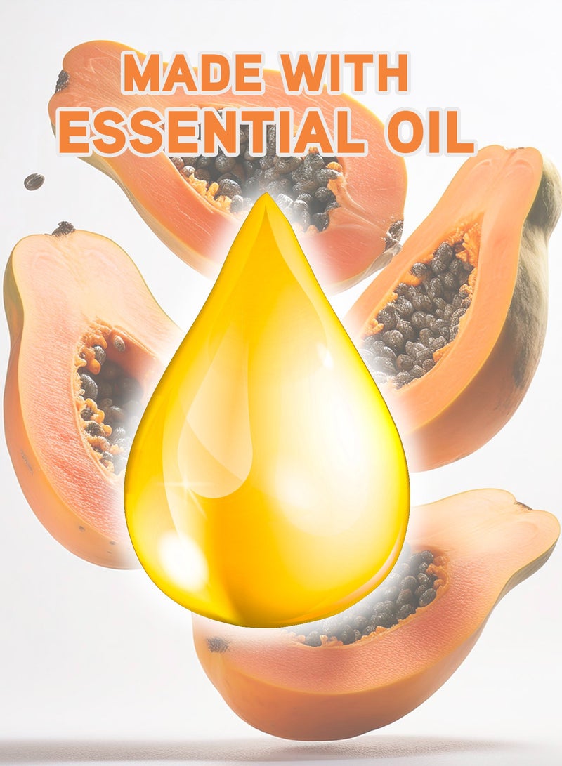 Elegant 3-Pieces Papaya Shower Gel 1 Liter - Image 4