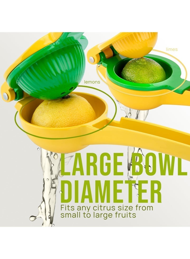 SAHHAHOME Lemon Squeezer Metal, 2-in-1 Manual Lemon Juicer Citrus Juicer Handheld Manual Hand Press Kitchen Bar Tool - Image 4