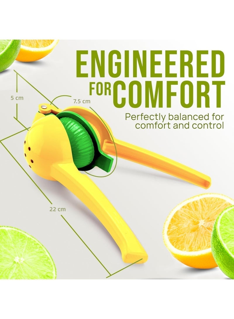 SAHHAHOME Lemon Squeezer Metal, 2-in-1 Manual Lemon Juicer Citrus Juicer Handheld Manual Hand Press Kitchen Bar Tool - Image 5