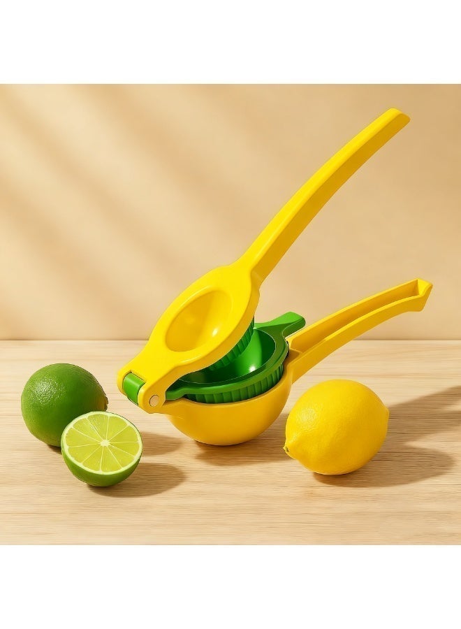 SAHHAHOME Lemon Squeezer Metal, 2-in-1 Manual Lemon Juicer Citrus Juicer Handheld Manual Hand Press Kitchen Bar Tool - Image 1