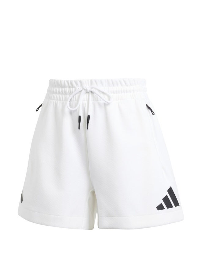 Adidas Adidas W Z.N.E.  Short W White Not Sports Specific Shorts For Women - Image 1