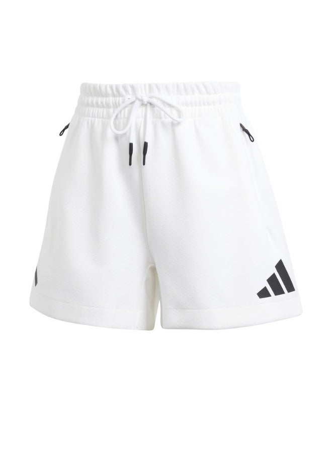 Adidas Adidas W Z.N.E.  Short W White Not Sports Specific Shorts For Women - Image 2