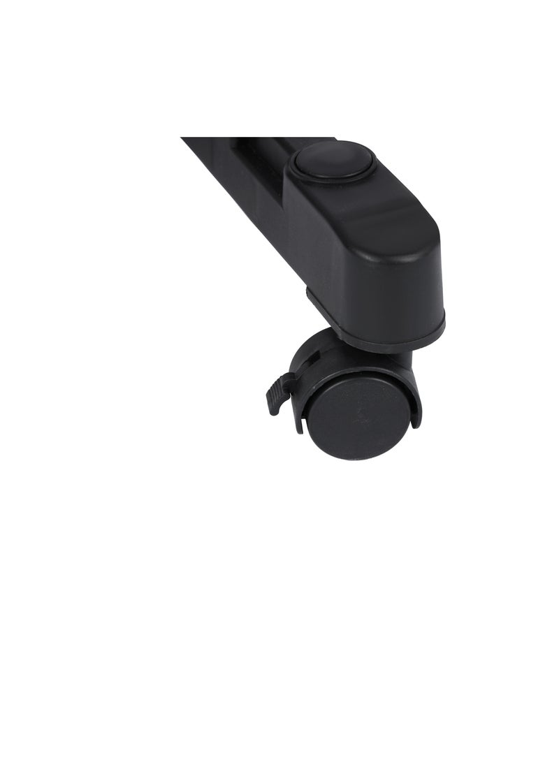 Royalford Garment Rack- RF12432/ Extendable Height Upto 155 cm, Large Storage and Easy to Move with Wheels Black - Image 5