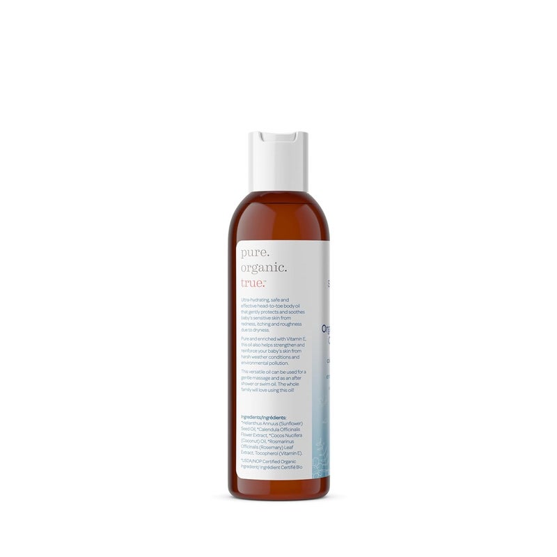 Shoosha Organic Calendula Oil Fragrance Free for Babies Real Calendula Oil Calendula Massage Oil Moisturizer Hypoallergenic GlutenFree 100 Biodegradable - Image 4