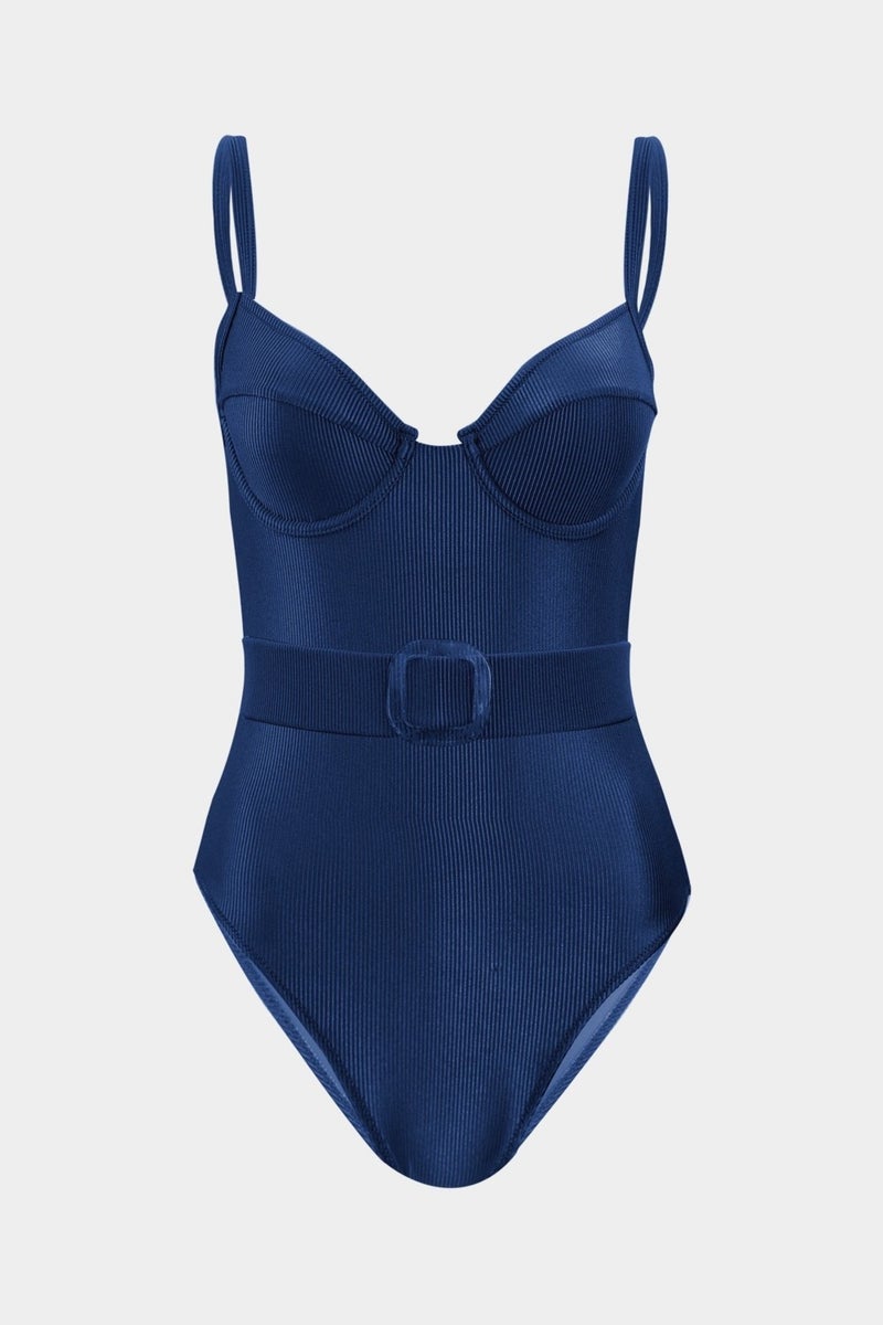 Açelya Okcu Acelya Okcu Premium Belt Detailed Diana Fit Women's Swimsuit  - Image 1