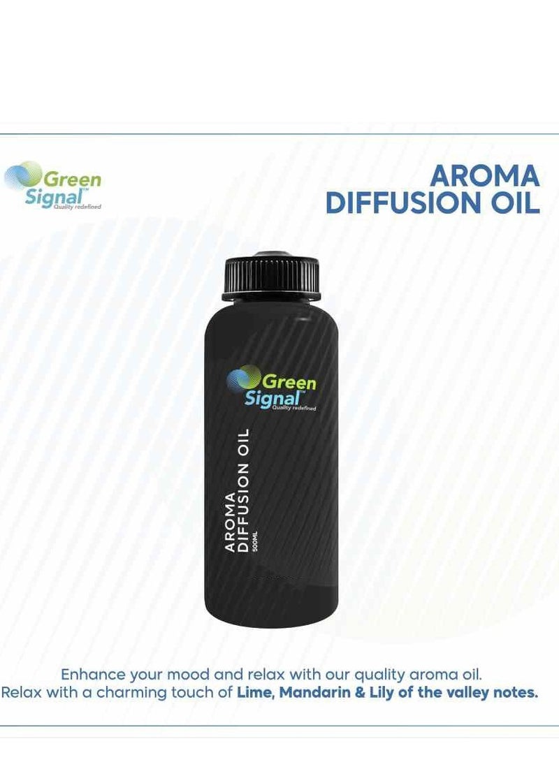 Diffuser Aroma Oil – 500ml – Premium Harmony Fragrance Oil – Balanced & Long-Lasting Scent – Compatible with All Diffuser Machines