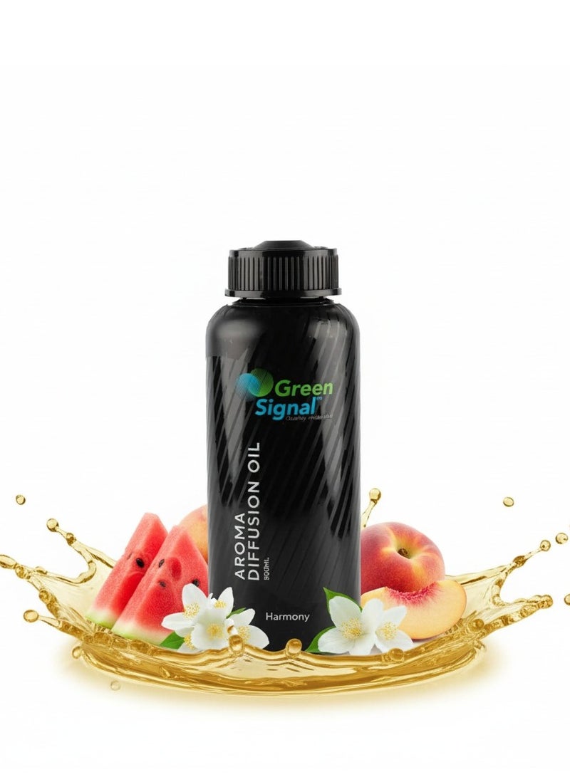 Diffuser Aroma Oil – 500ml – Premium Harmony Fragrance Oil – Balanced & Long-Lasting Scent – Compatible with All Diffuser Machines