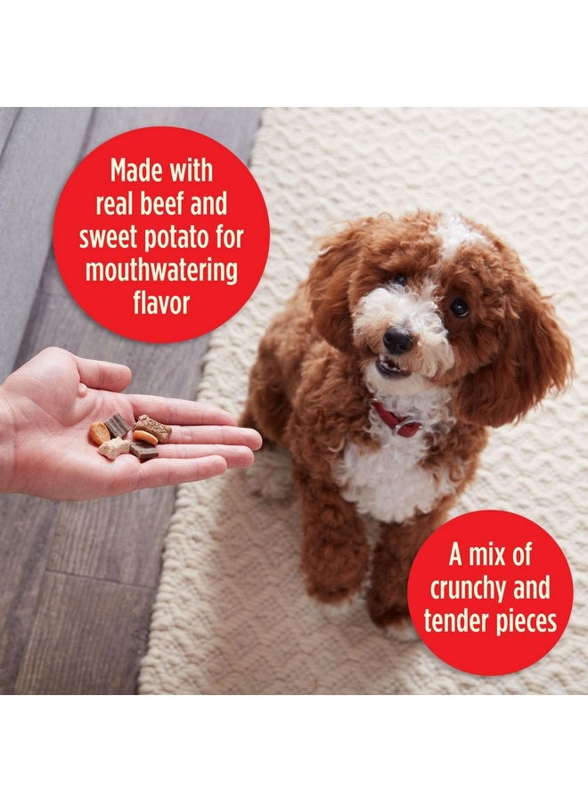 MILK-BONE Milk-Bone Trail Mix Chewy & Crunchy Dog Treats, Real Beef & Sweet Potato, 20 Ounce  - Image 4