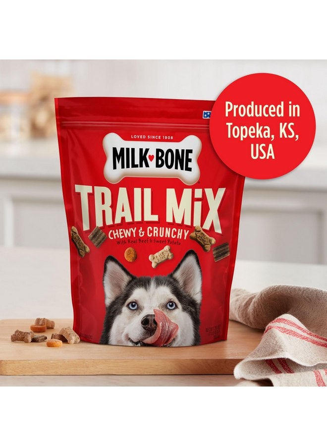 MILK-BONE Milk-Bone Trail Mix Chewy & Crunchy Dog Treats, Real Beef & Sweet Potato, 20 Ounce  - Image 3