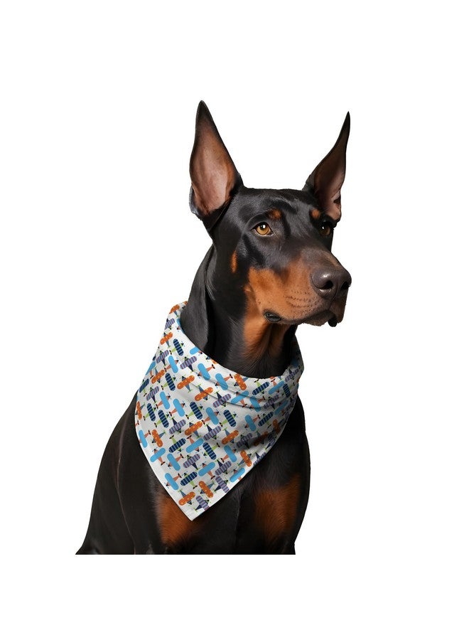 W Brings Airplane Dog Bandana/Scarf | This Stunning Gorgeous Design Dog Bandana Scarf Is Perfect Styling Accessory For Dogs Large, Medium & Small. - Image 5