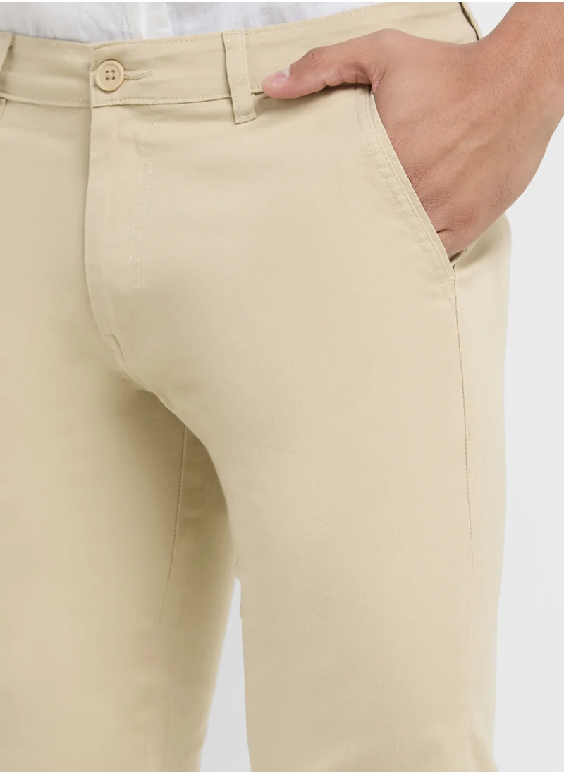 Robert Wood Straight Fit Chino Pants