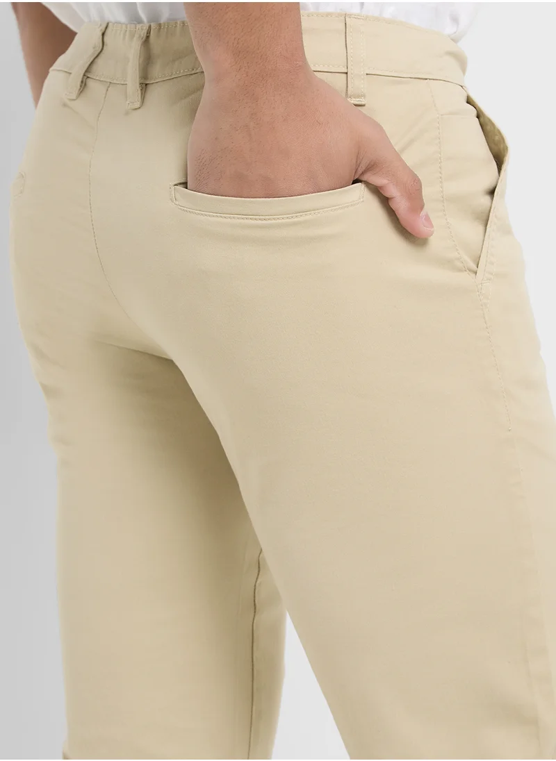 Robert Wood Straight Fit Chino Pants