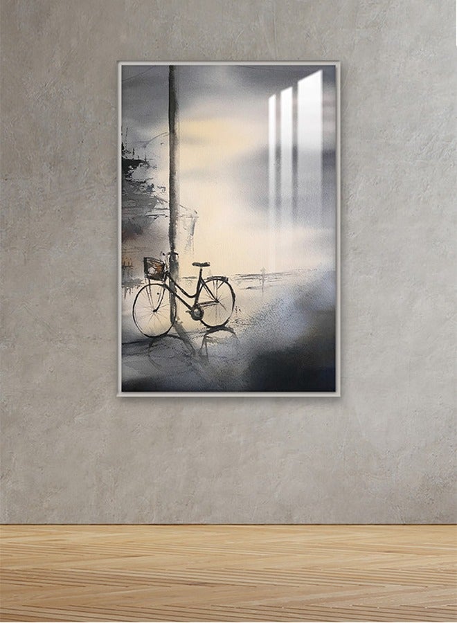 Marktna Decorative Wall Art Painting 120X80Cm With Modern Design Black Frame And A Transparent Acrylic Layer 0.5Kg - Image 1