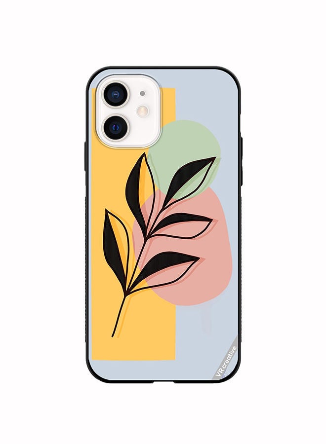 VR CREATIVE Protective Case Cover For Apple iPhone 11 Abstract Shapes And Floral Design Multicolour - Image 1