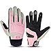 mjmoto Summer Breathable Pink Motorcycle Gloves for WomenTouchscreen Motorbike Gloves AntiSlip for LadyMX ATV MTB Cycling Road Racing Biker Glove Pink Small - Image 2
