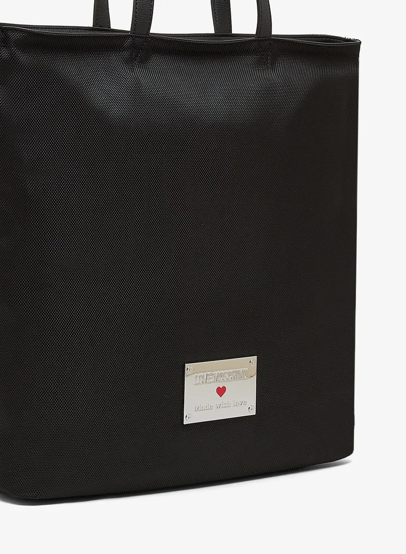 Love Moschino Top handle logo shopper