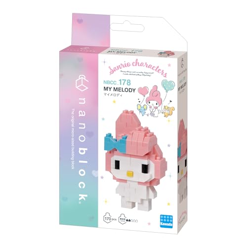 Kawada nanoblock - Sanrio - My Melody ver. 2, Character Collection Series Building Kit - Image 4