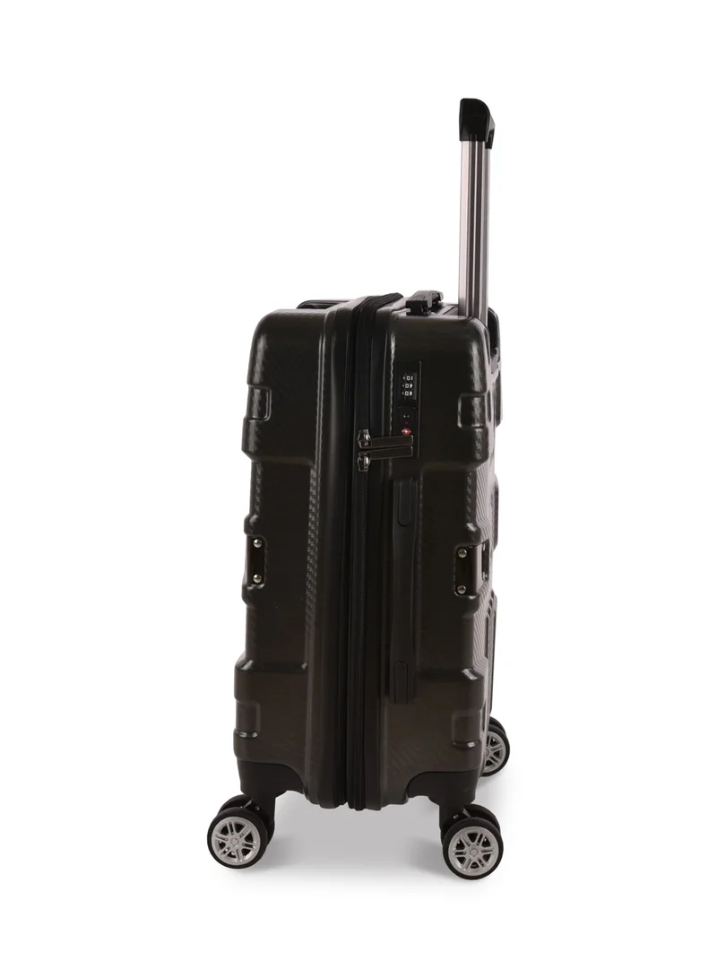 Track Track ABS+PC Material, Carry On Cabin Luggage, Strong and Durable Travel Trolley Bag with 20% Expandable, TSA Lock and 4 Double Wheels, 20 Inch, 1181-20