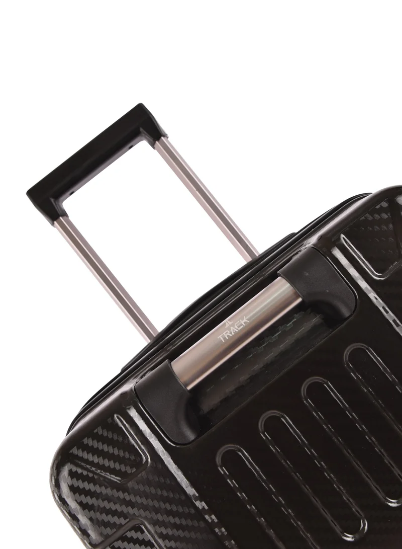 Track Track ABS+PC Material, Carry On Cabin Luggage, Strong and Durable Travel Trolley Bag with 20% Expandable, TSA Lock and 4 Double Wheels, 20 Inch, 1181-20