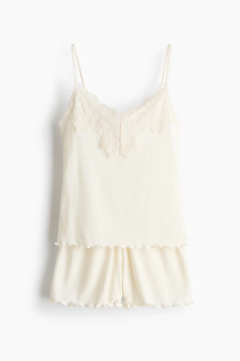 H&M  Ribbed jersey pyjamas for Women | Best Price UAE