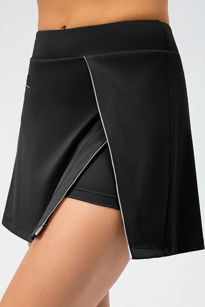 SVL SVL Court & Confidence Skirt with Inner Shorts Black