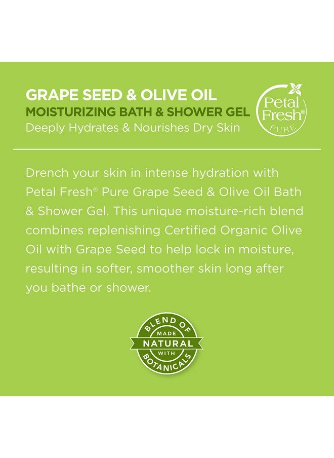 Petal fresh - Pure Tea Tree + Grape Seed & Olive Oil Bath Shower Gel 475Ml | Paraben & Sulfate Free - Image 1