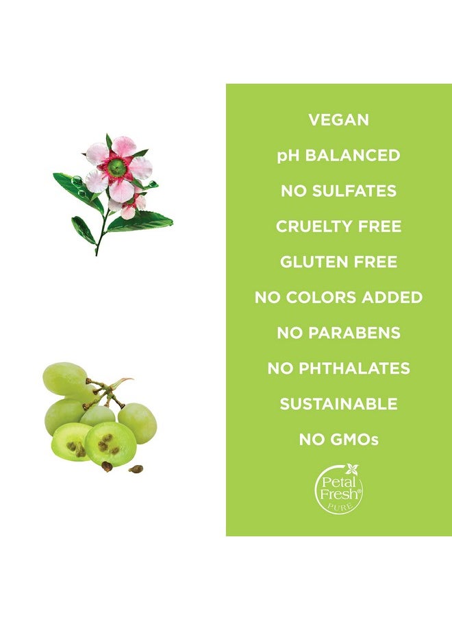 Petal fresh - Pure Tea Tree + Grape Seed & Olive Oil Bath Shower Gel 475Ml | Paraben & Sulfate Free - Image 1