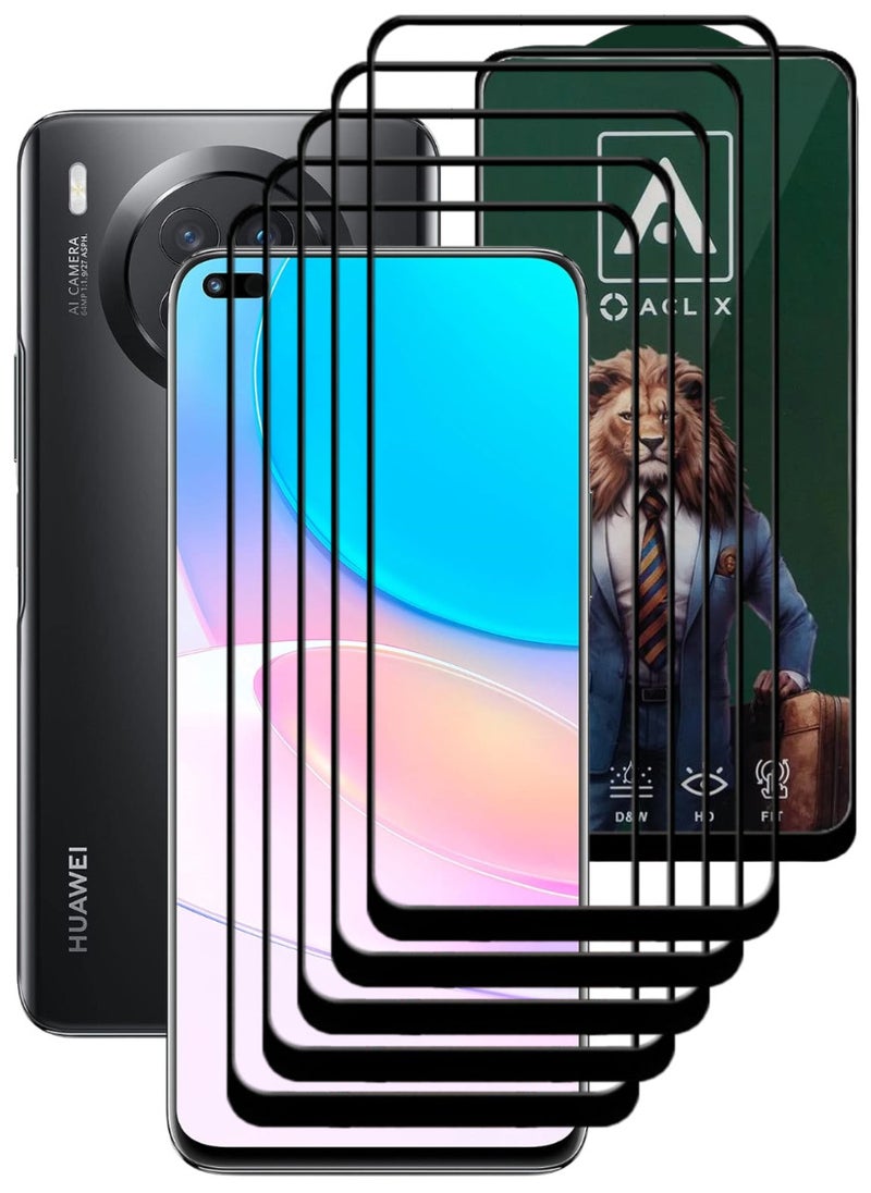 ACLIX 5 Pieces Antistatic ESD Dustproof Premium Quality High Definition Tempered Glass Screen Protector Designed For Huawei nova 8i - Image 1